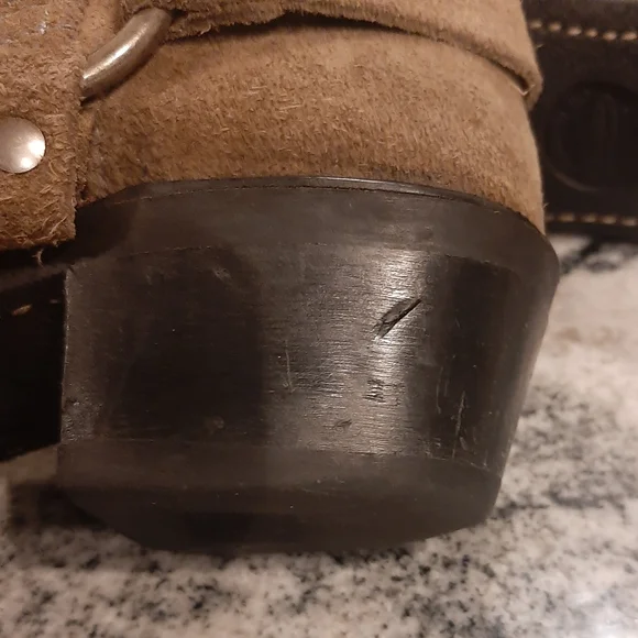 Frye Tan Suede Ankle Boots - Picture 9 of 16